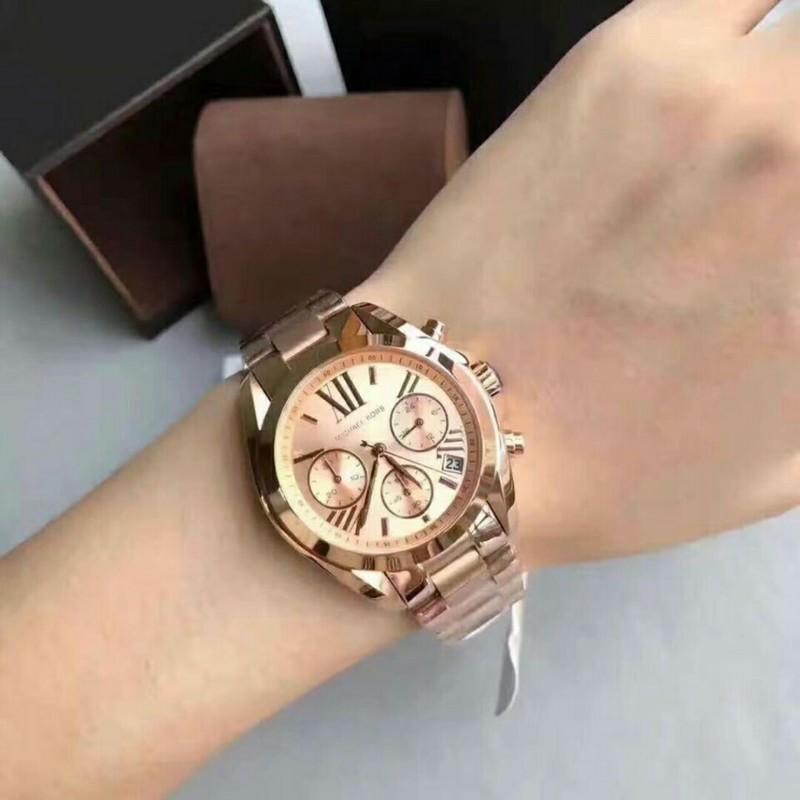 Michael Kors Bradshaw Chronograph Rose Gold Watch MK5503