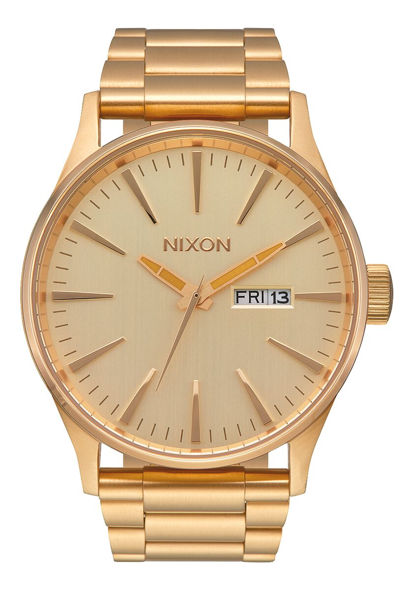 Nixon Sentry All Gold Dial Men's Watch A356-502