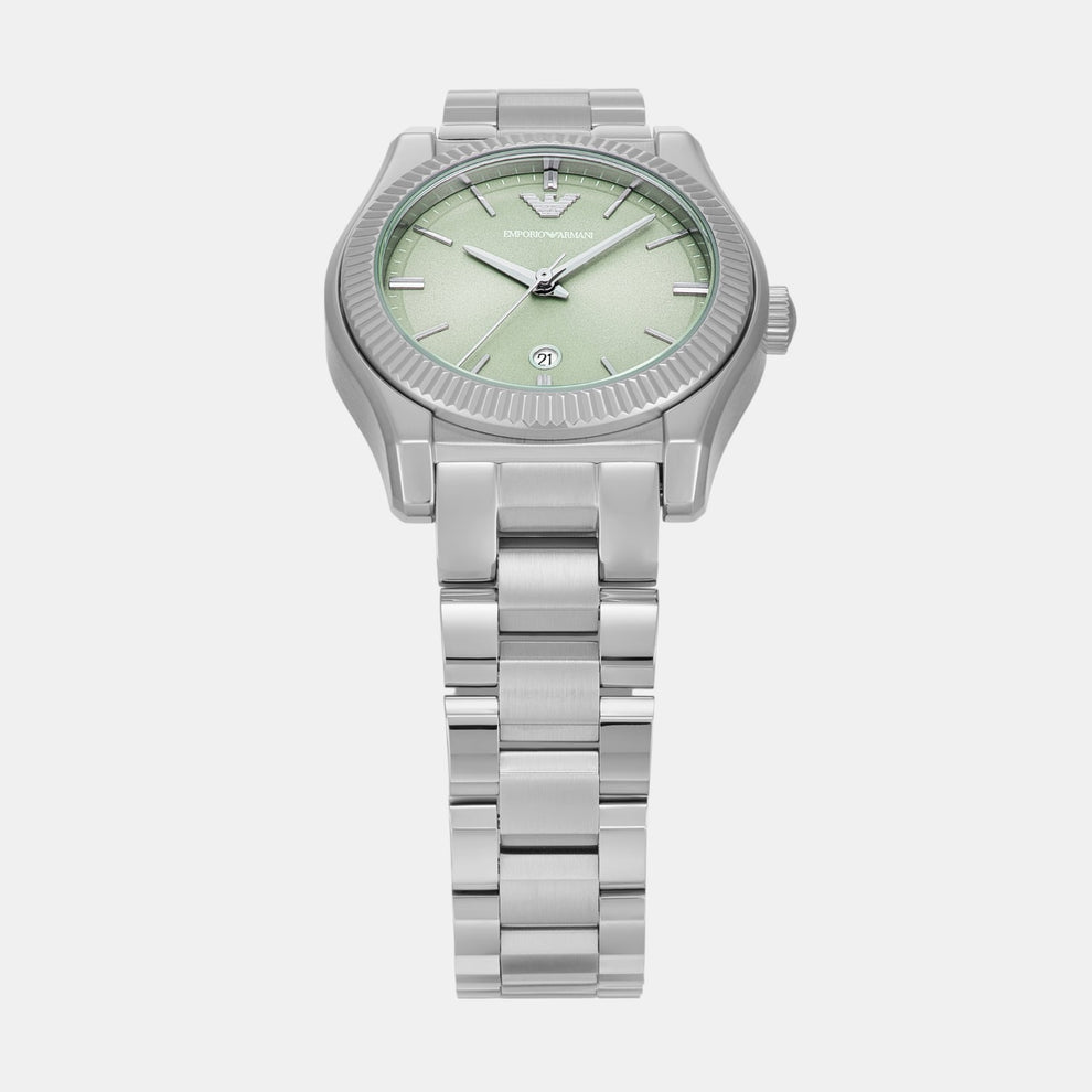 Emporio Armani Three-Hand Date Stainless Steel Watch AR11656