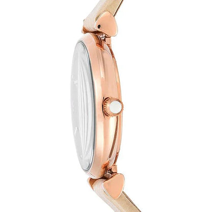 Emporio Armani Retro Warm Grey Dial Ladies Watch AR1681