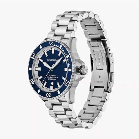 Emporio Armani Sea Explorer Automatic Stainless Steel Watch AR60087
