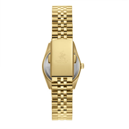 Beverly Hills Polo Club Mother Pearl All Gold Diamond Watch BP3654X.120