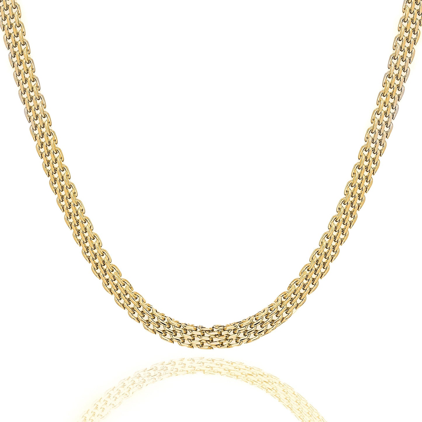 Big Daddy 6MM Gold Flat Herringbone Chain