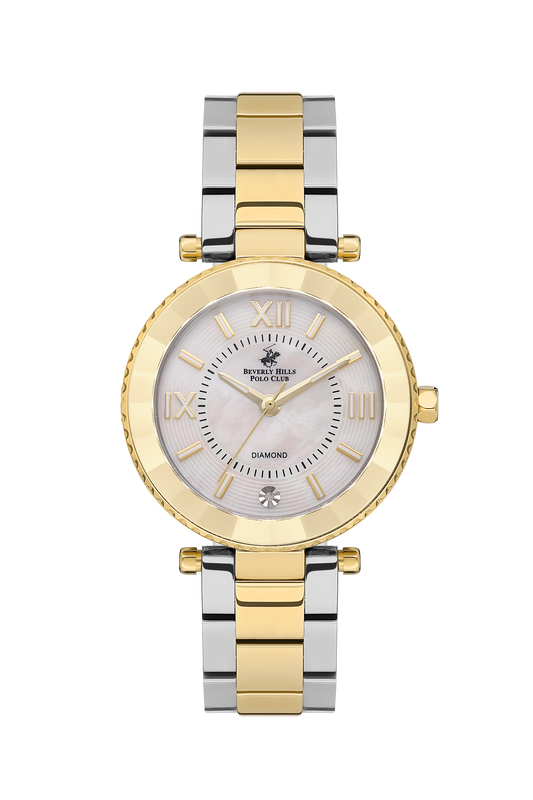 BEVERLY HILLS POLO CLUB Women’s Stainless Diamond Watch – BP3566C.220