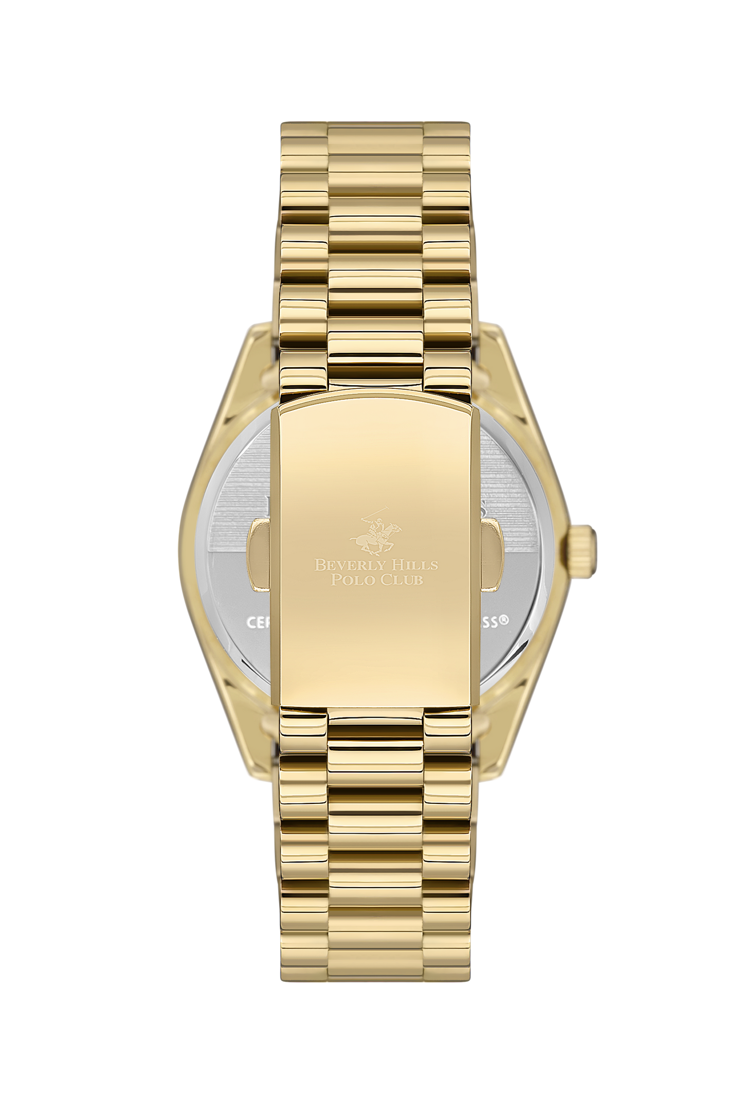 BEVERLY HILLS POLO CLUB Women's 36 MM Gold Analog Stainless Steel Watch – BP3592C.120