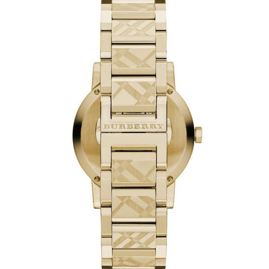 Burberry The City Gold Tone Stainless Steel Women's Watch BU9145