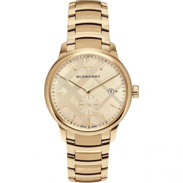 Burberry The Classic Stainless Steel Gold Dial Men's Watch BU10006