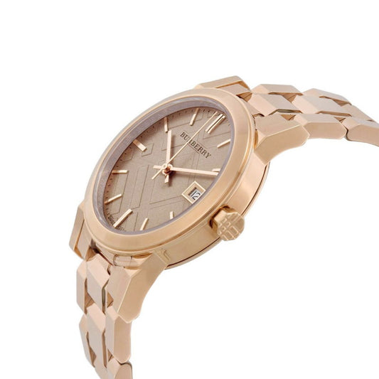 Burberry The City Rose Gold Stainless Steel Women's Watch BU9126