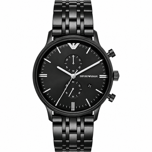 Emporio Armani Black Chronograph Men's Watch AR1934