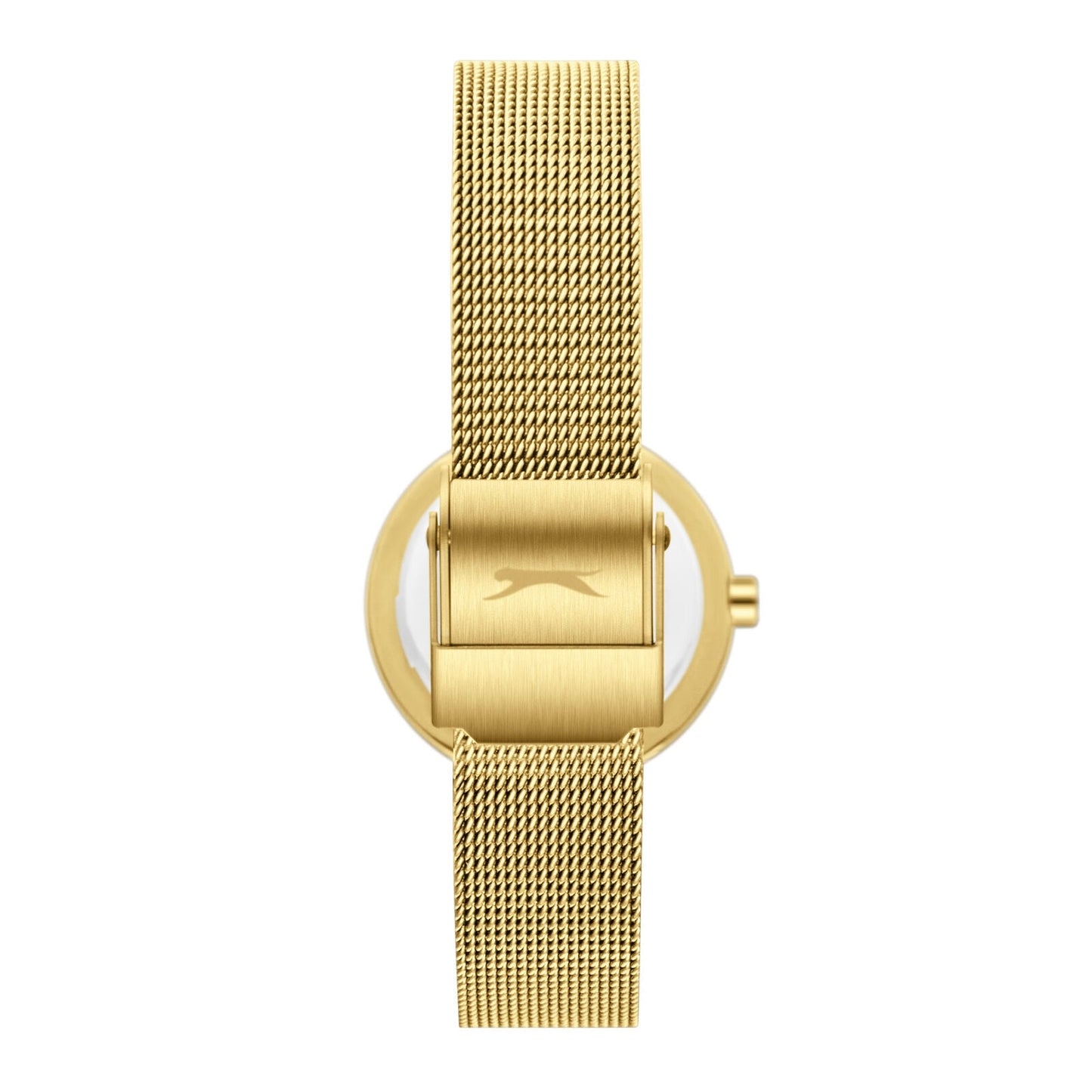 Slazenger Classic White Dial Mesh Gold Watch - SL.09.2592.3.120