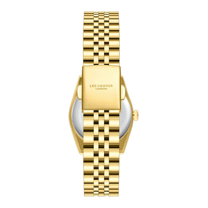 Lee Cooper Fashion White Dial Gold Watch - LC08303.120