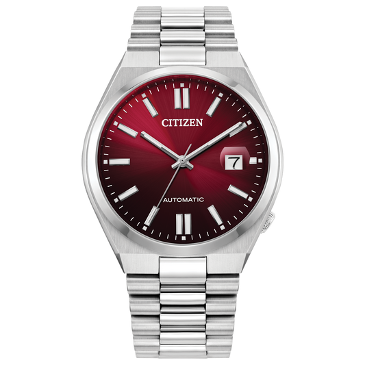 TSUYOSA Citizen Automatic Stainless Steel Silver Men's Watch NJ0150-56W