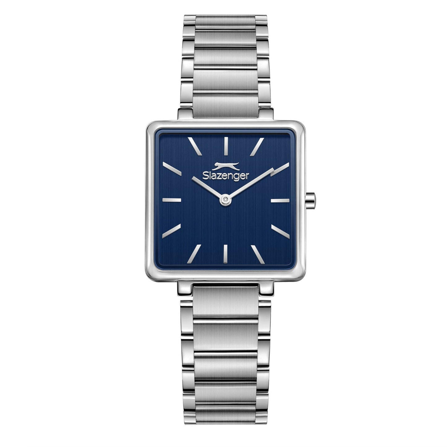 Slazenger Classic Square Blue Dial Silver Watch - SL.09.2588.3.390