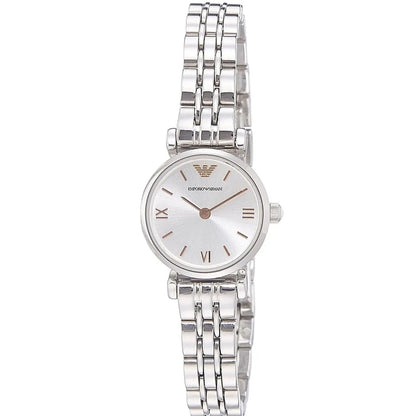 Emporio Armani Gianni T-Bar Mini Silver Women's Watch - AR1935