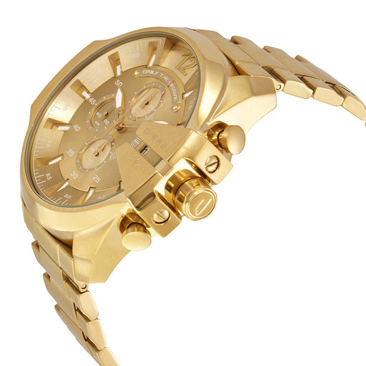 Diesel Mega Chief All Gold Chrono Watch DZ4360