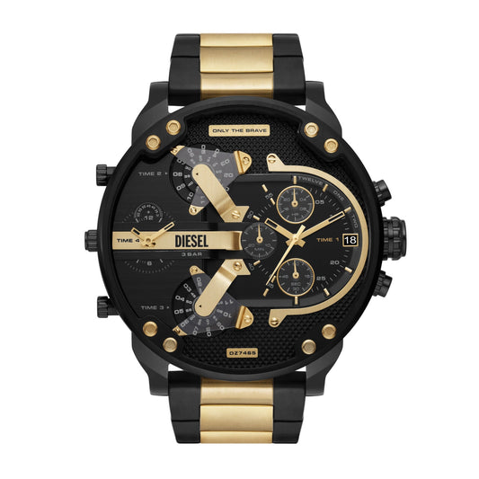 DIESEL Mr. Daddy 2.0 Chronograph Multifunction Two-Tone Stainless Steel Watch - DZ7465