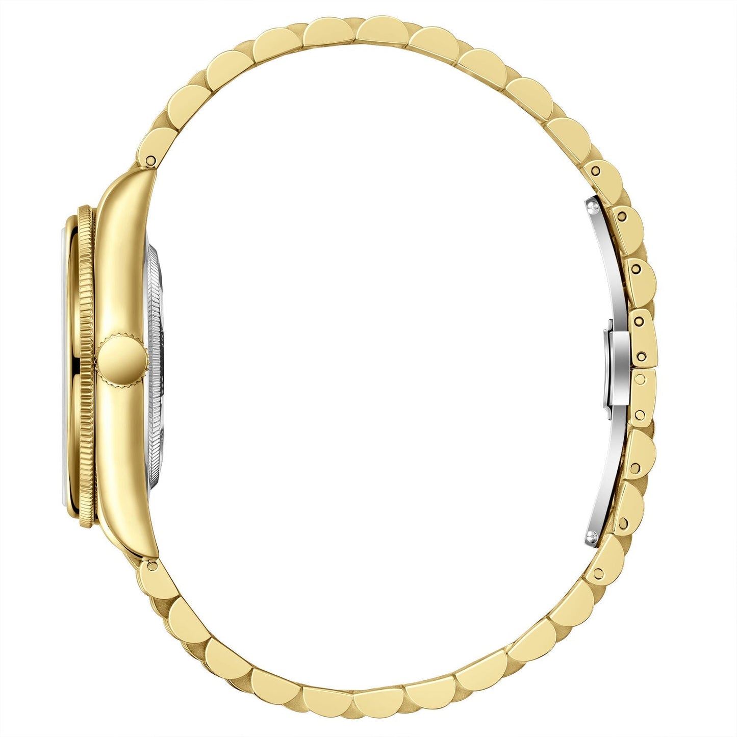 Beverly Hills Polo Club White Dial All Gold Watch BP3890X.130