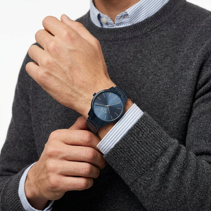 Armani Exchange Cayde Analog-Quartz Blue Men's Watch AX2702