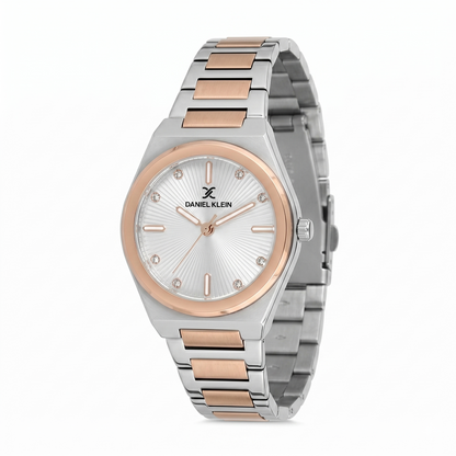 Daniel Klein Premium Three Hand Two Tone Watch - DK.1.13900-6