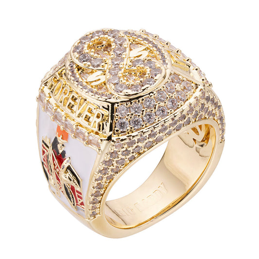 Big Daddy "Rich Forever" Baguette Diamond Ring