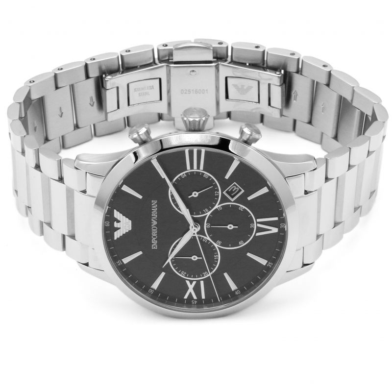 Emporio Armani Giovanni Chronograph Black Dial Men's Watch AR11208