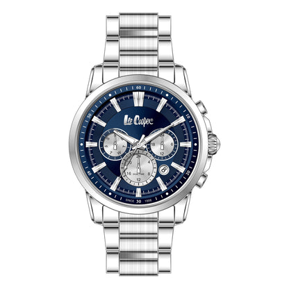 Lee Cooper Malo Multifunction Blue Dial Silver Watch - LC08068.390