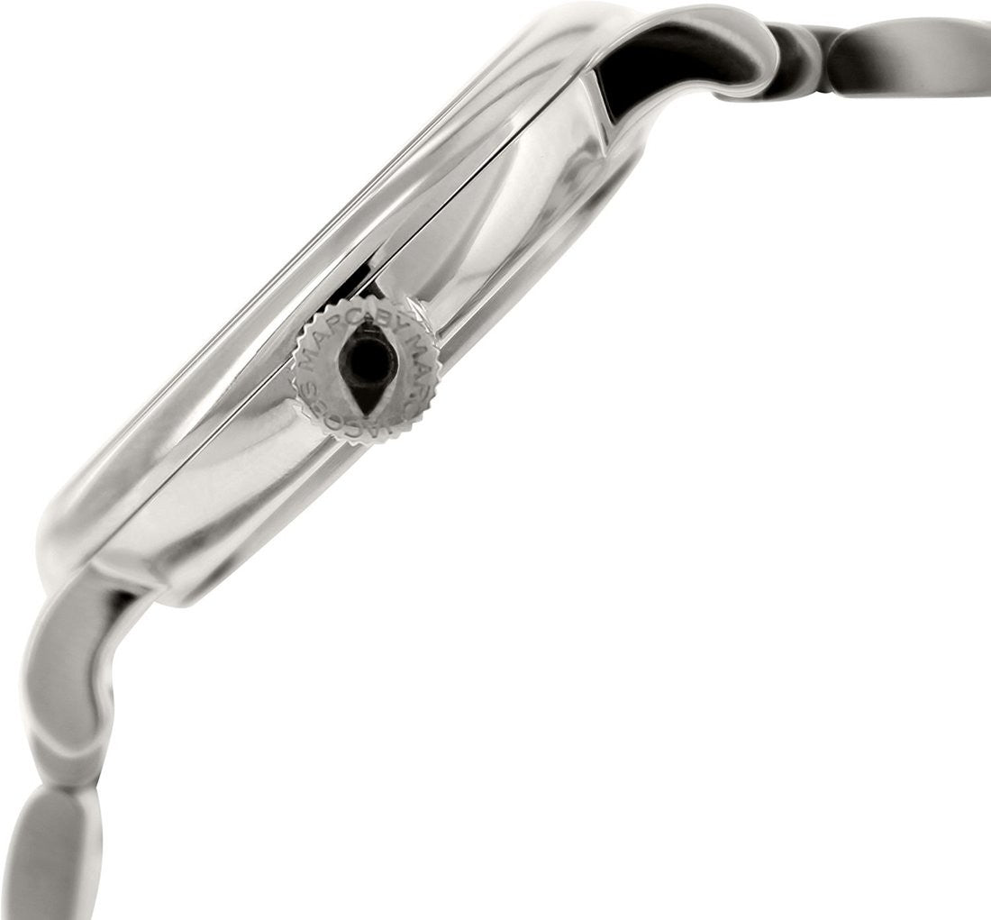 Marc Jacobs Baker Pink Dial Silver 36mm Ladies Watch MBM3280