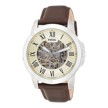 Fossil Grant Automatic Cream Dial Men's Watch ME3052 (Different Strap)