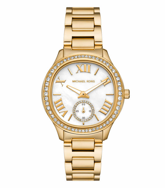 Michael Kors Sage Pavé Gold-Tone Women's Watch - MK4805