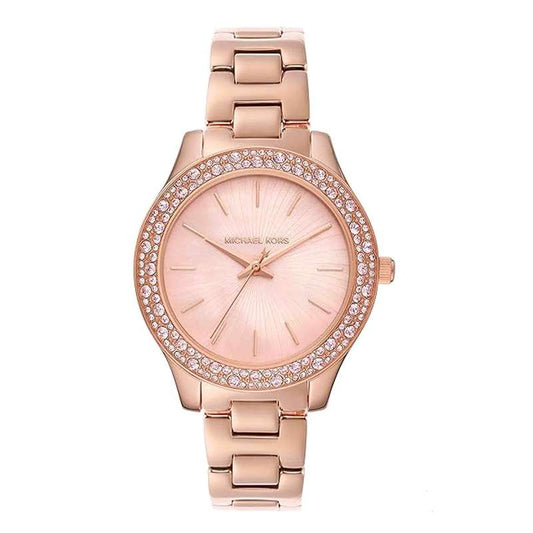 Michael Kors Liliane Rose Gold Ladies Watch - MKO1068
