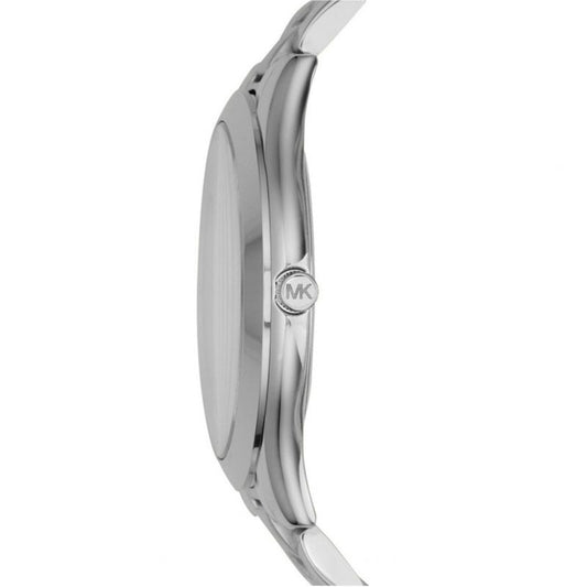 Michael Kors Silver Slim Runway Pink Dial Women's Watch MK3380