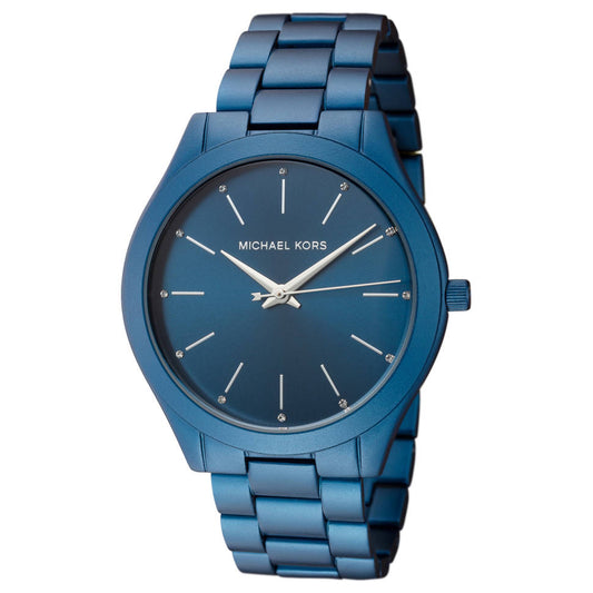 Michael Kors Slim Runway Navy Blue Unisex Watch MK4503