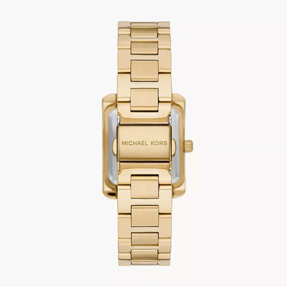 Michael Kors Emery Pavé Rectangular Gold Women's Watch - MK4640