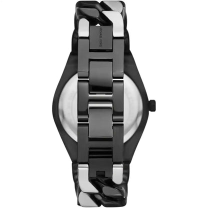 Michael Kors Lennox Black Sunray Dial Two-tone Women's Watch - MK7502