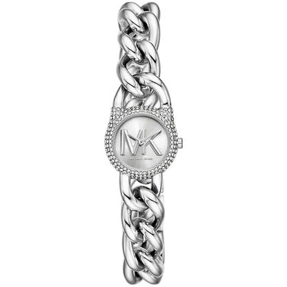Michael Kors Petite Pavé Silver Chain Link Ladies Watch - MKO1068