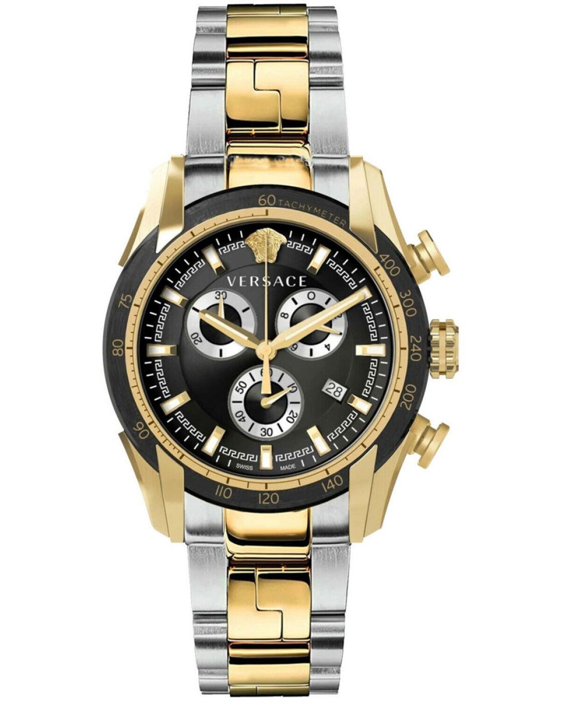 Versace V-Ray Chronograph Two-Tone Men's Watch VE2I00421
