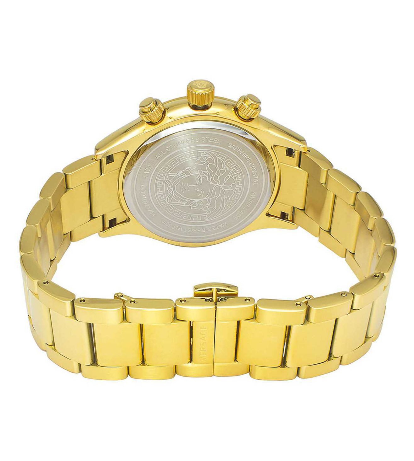 Versace Chronograph Classic Blue Dial Men's Watch - VEV700619