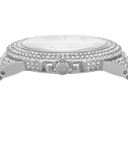 Michael Kors Camille Pavé White Dial Silver Women's Watch - MK4803