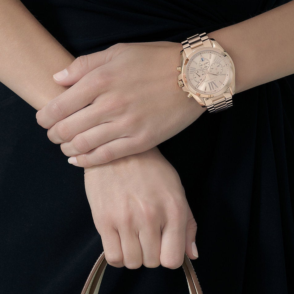 Michael Kors Bradshaw Chronograph Rose Gold Watch MK5503