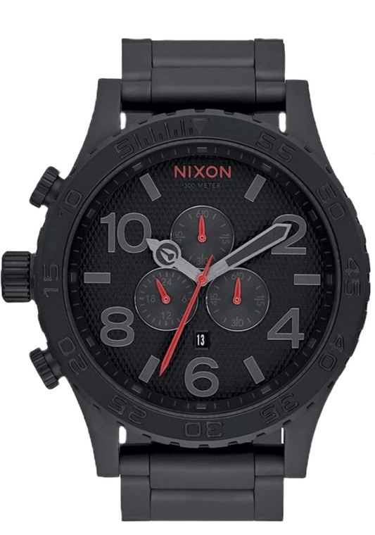 Nixon 51-30 Chrono Black Red Men's Watch A083-2298