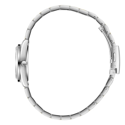 Lee Cooper Sylara White MOP Dial Two Tone Watch - LC08299.230