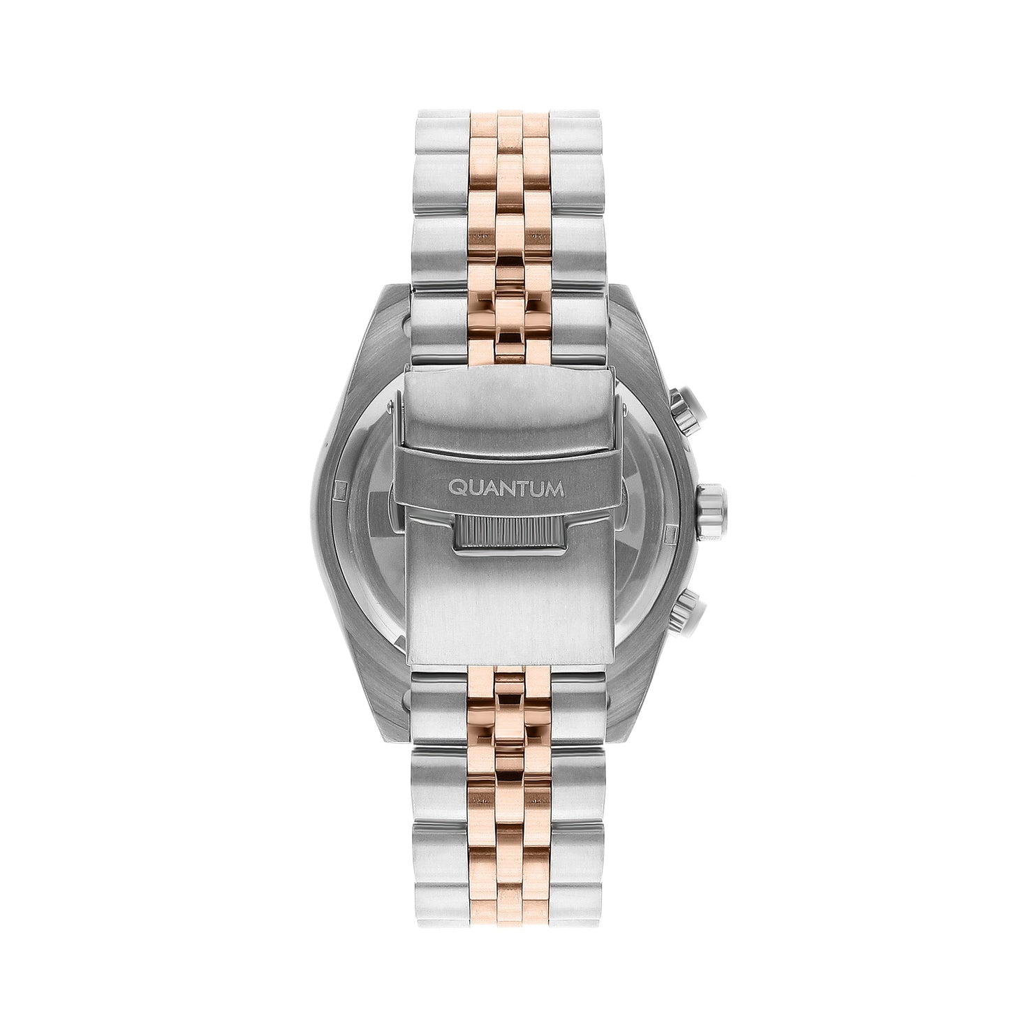 Quantum Men's Rose Gold Dual Time Gun Dial Watch – PWG987.550