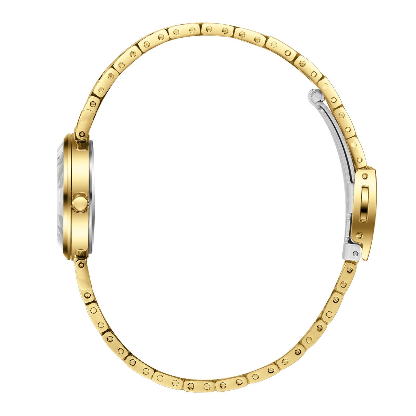 Lee Cooper Elegance Silver Dial Gold Watch - LC08270.130