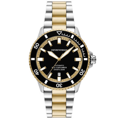 Emporio Armani Sea Explorer Automatic Two-Tone Stainless Steel Men's Watch - AR60089