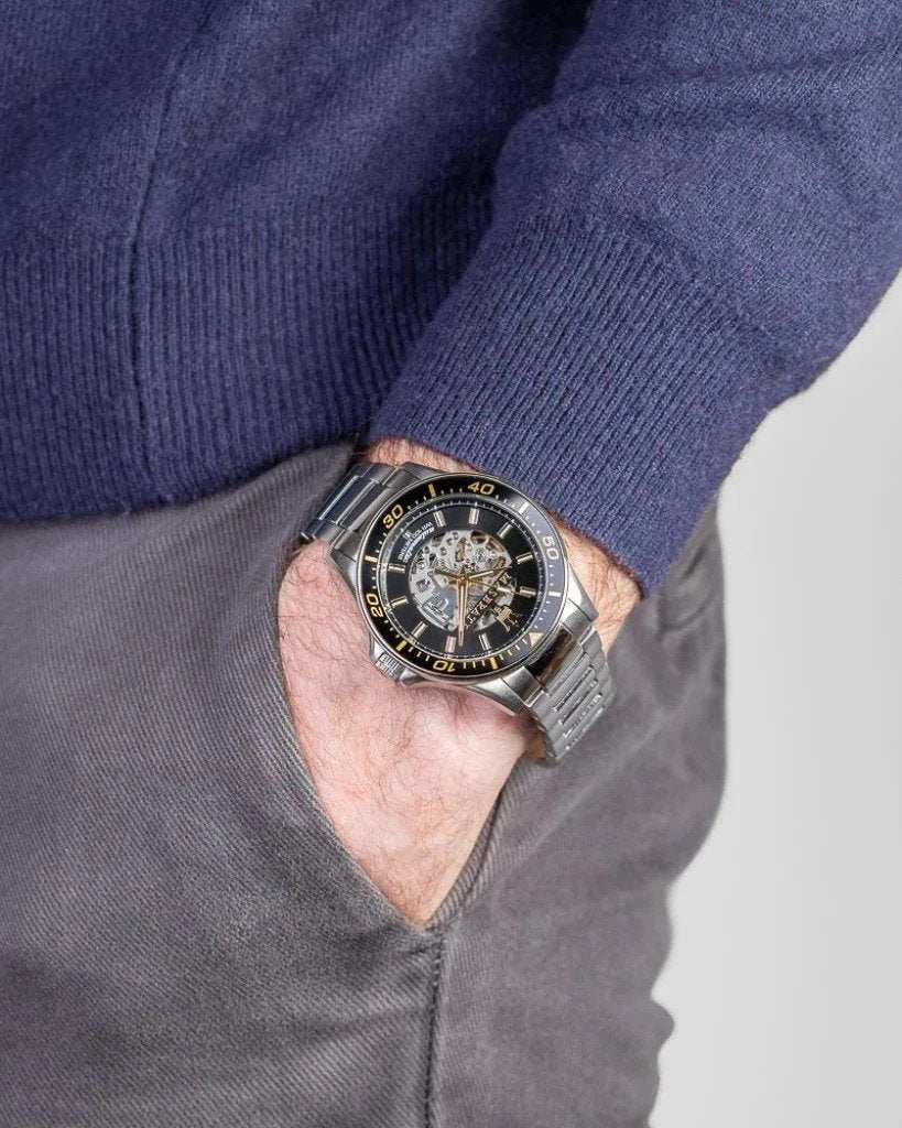 Maserati Sfida Automatic Black Dial Men's Watch R8823140002