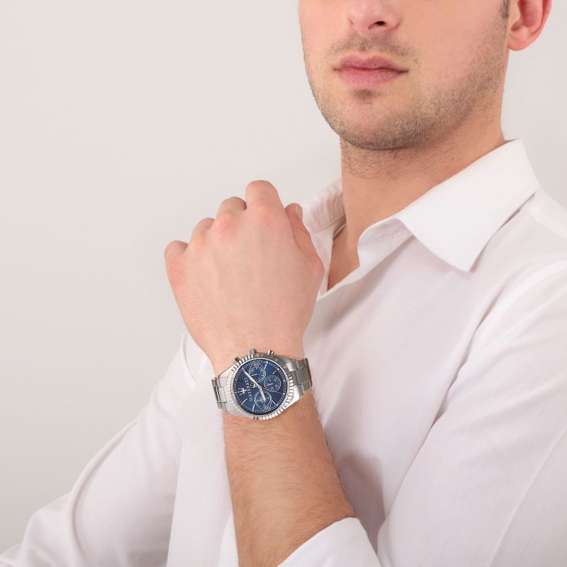 Maserati Competizione Blue Dial Men's Watch R8853100013