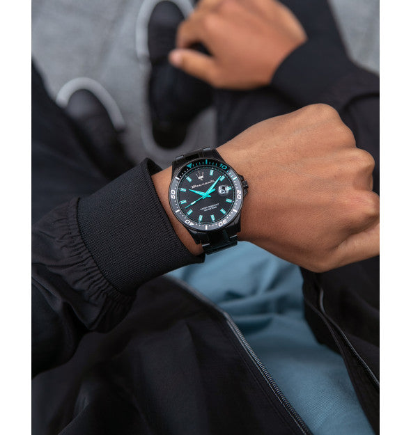 Maserati Sfida Analog Black Dial Men's Watch R8853144001