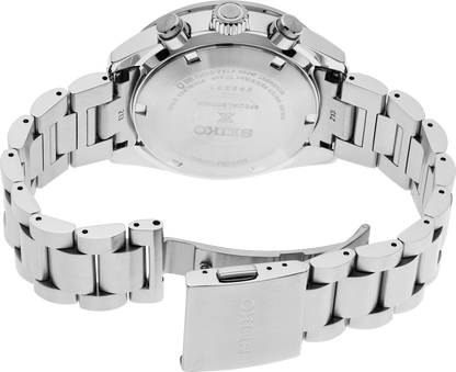 Seiko Prospex Speedtimer Solar Chronograph Silver Men's Watch SSC931