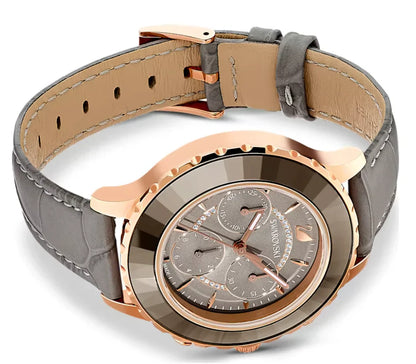 Swarovski Stella Flower Motif Starry Dial Rose Gold Tone Women's Watch 5452495