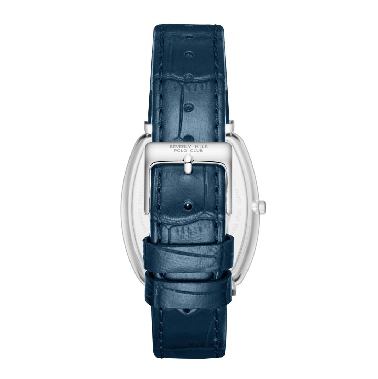 Beverly Hills Polo Club Slim Tech 5 Blue Leather Blue Dial Watch BP3863X.399
